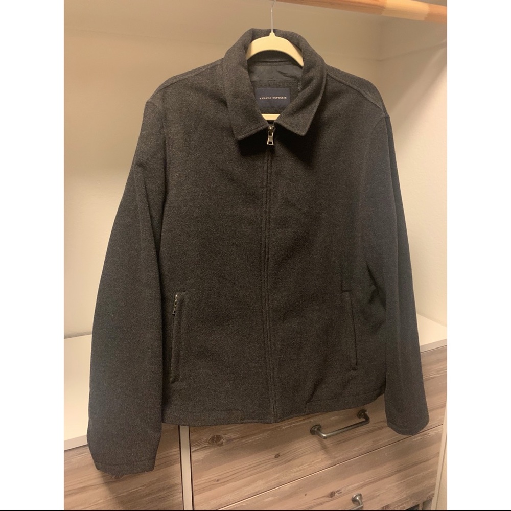 Men’s Banana Republic Charcoal Coat